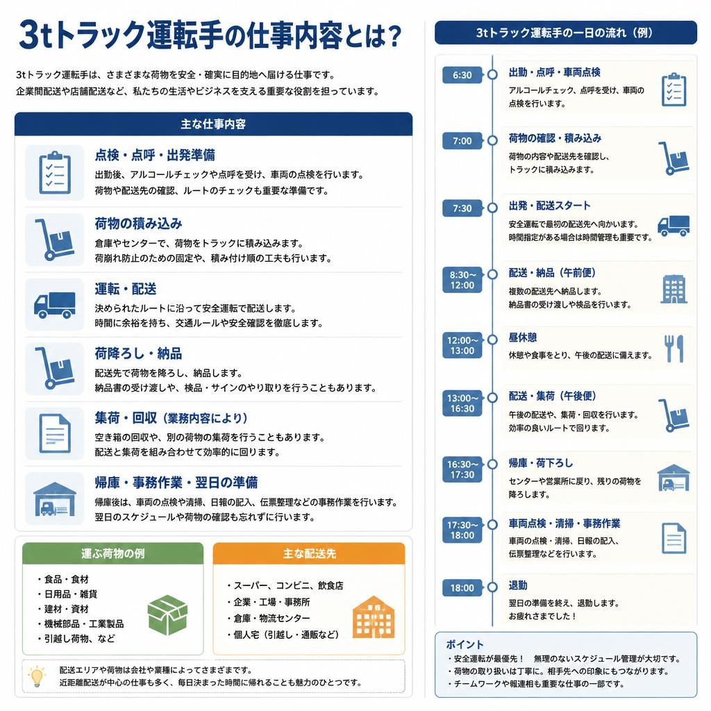 4. 仕事内容と一日の流れ