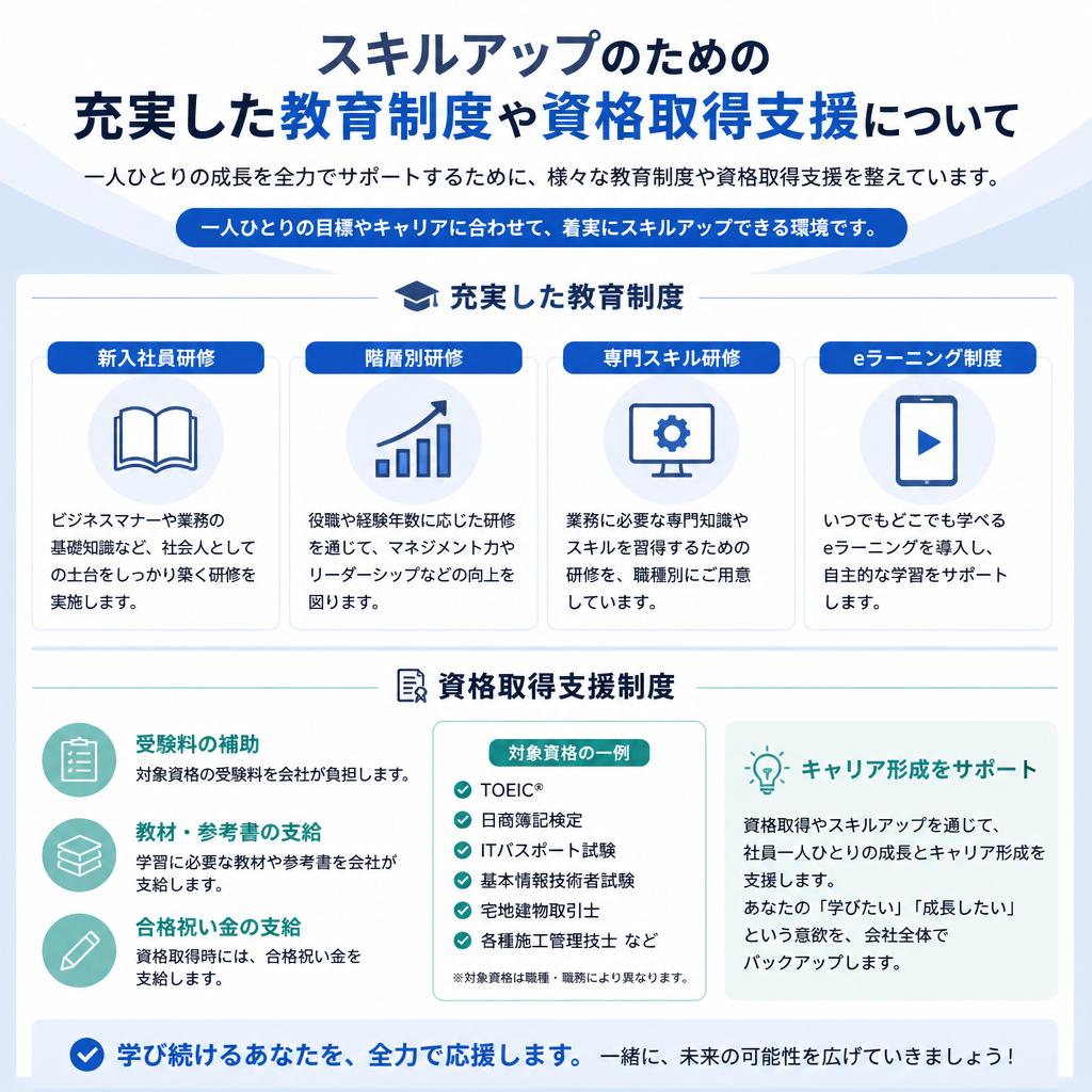 教育制度とキャリアアップ支援