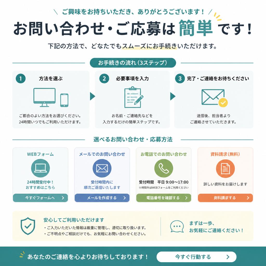 今すぐご応募を！
