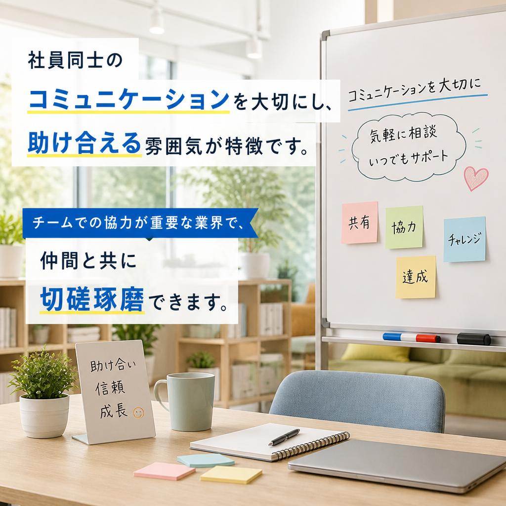 温かいチームワーク